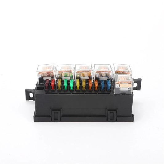 11x Fuse + 6x 5Pin Relay Fuse Box Kit for Car SUV - AU Ship