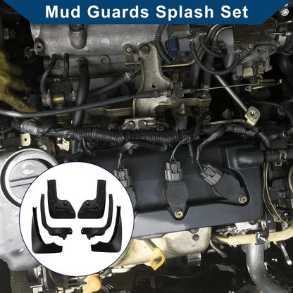Mud Flaps Splash Guards 1 Set for BMW 5 Series GT (2012-2015)