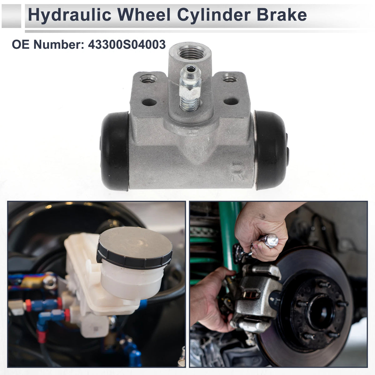 Rear Right Brake Wheel Cylinder for Honda Accord (1990-1993)