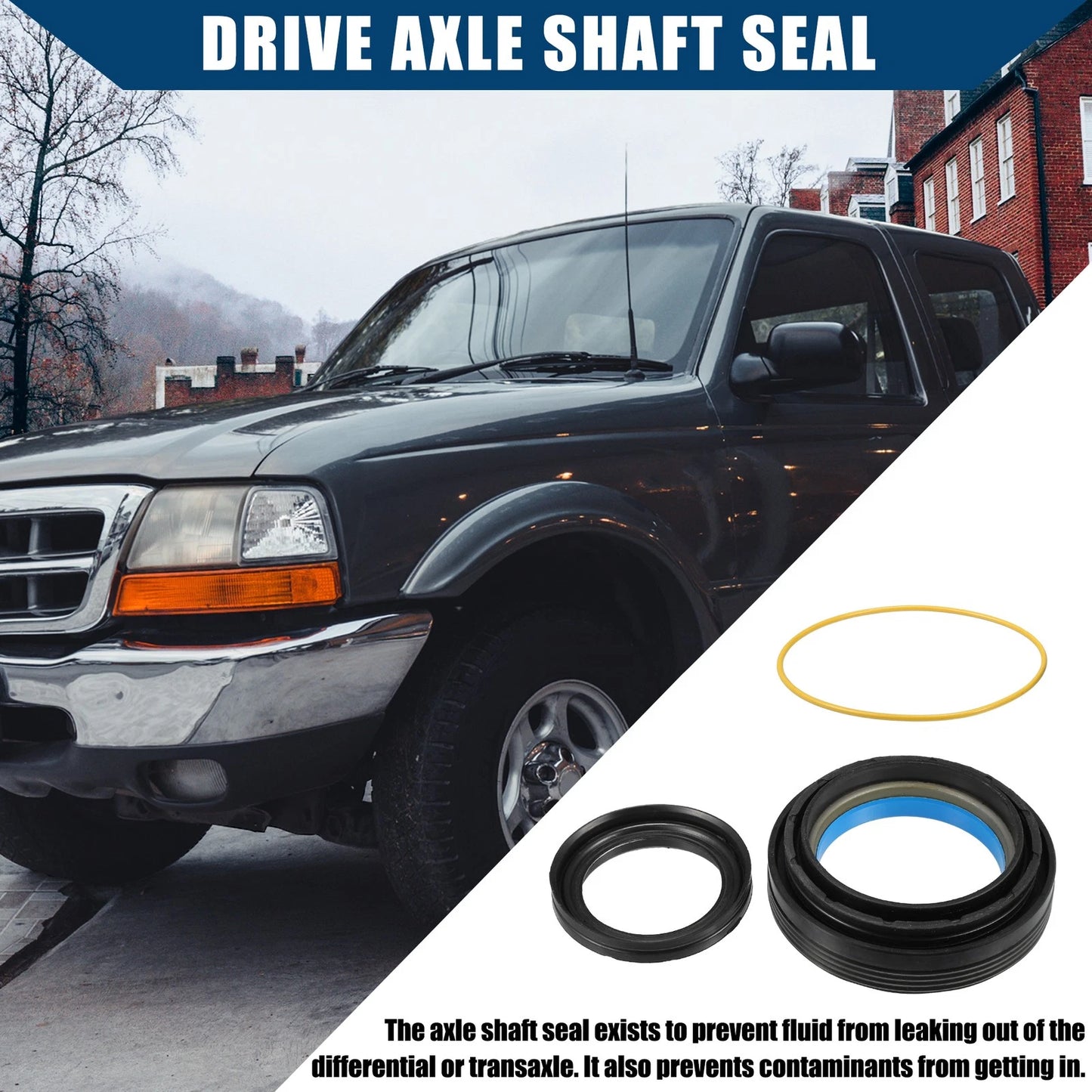 Front Axle Steering Bushing Seal for Ford Super Duty Excursion F250 (2000-2005)