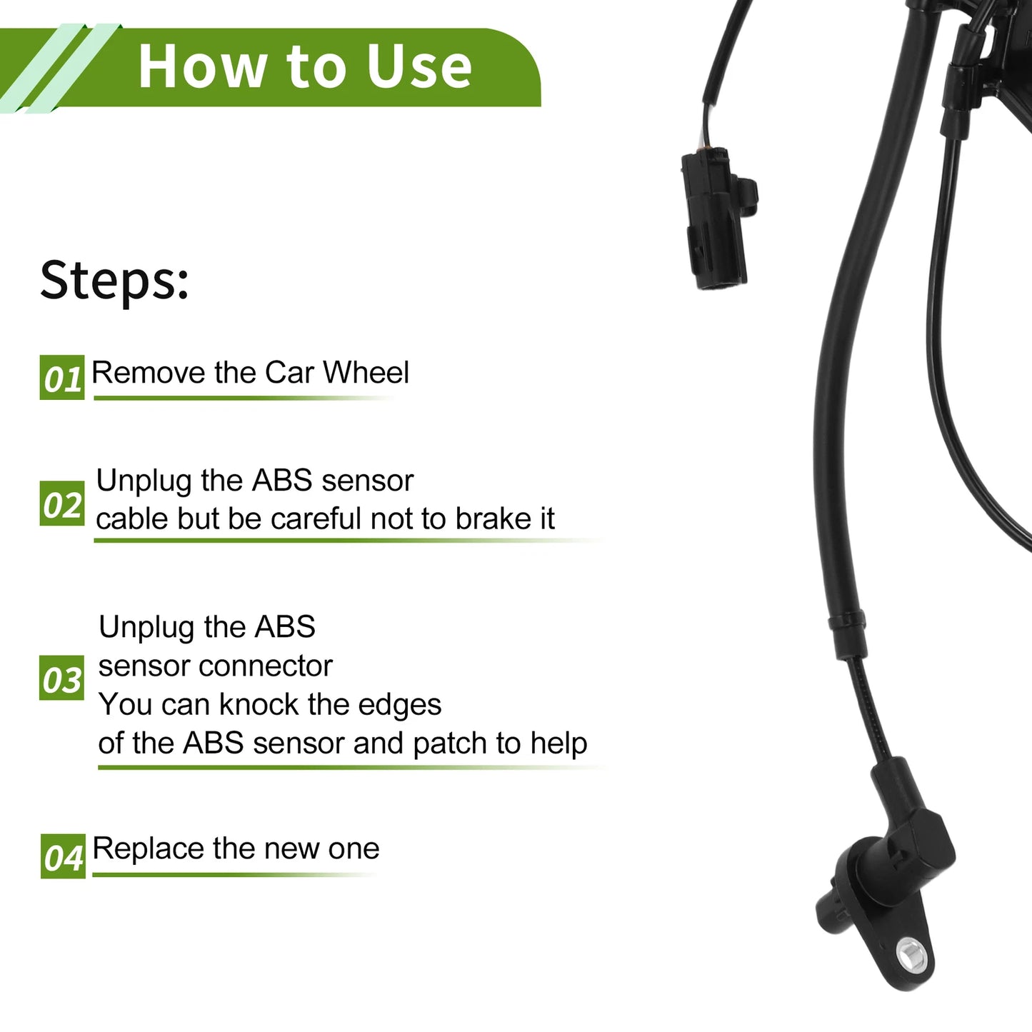 ABS Wheel Speed Sensor for Toyota Allion Front Right (2001-2007)