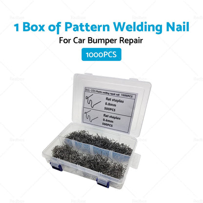 1000PCS Bumper Repair Tool Kit Hot Staples for Car Plastic Welding