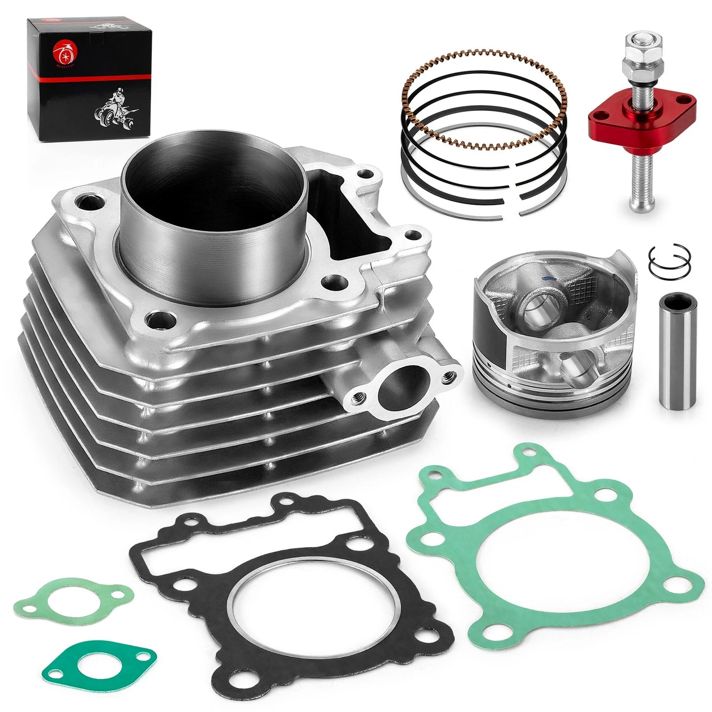 Engine Piston Rings & Gasket Kit Tensioner for Kawasaki Bayou 250 (2003–2011)