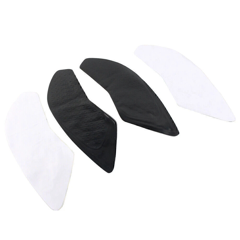 Black Tank Traction Side Pad Decals for Yamaha YZF-R1 (2015-2016)