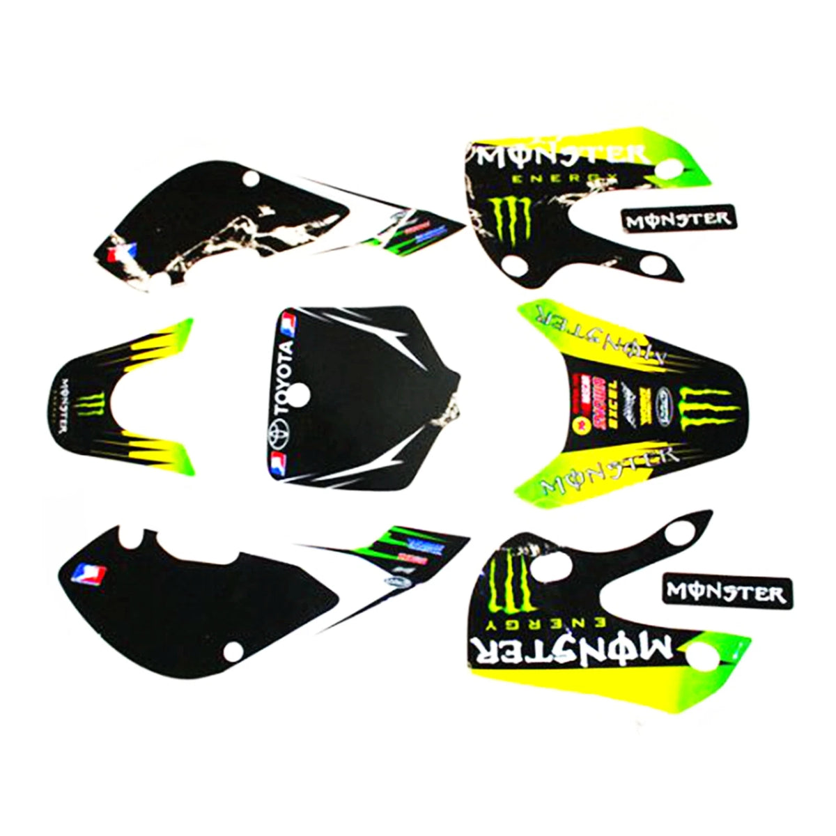 3M MONSTER Decals Graphic Stickers for KLX110 PIT PRO Dirt Bike