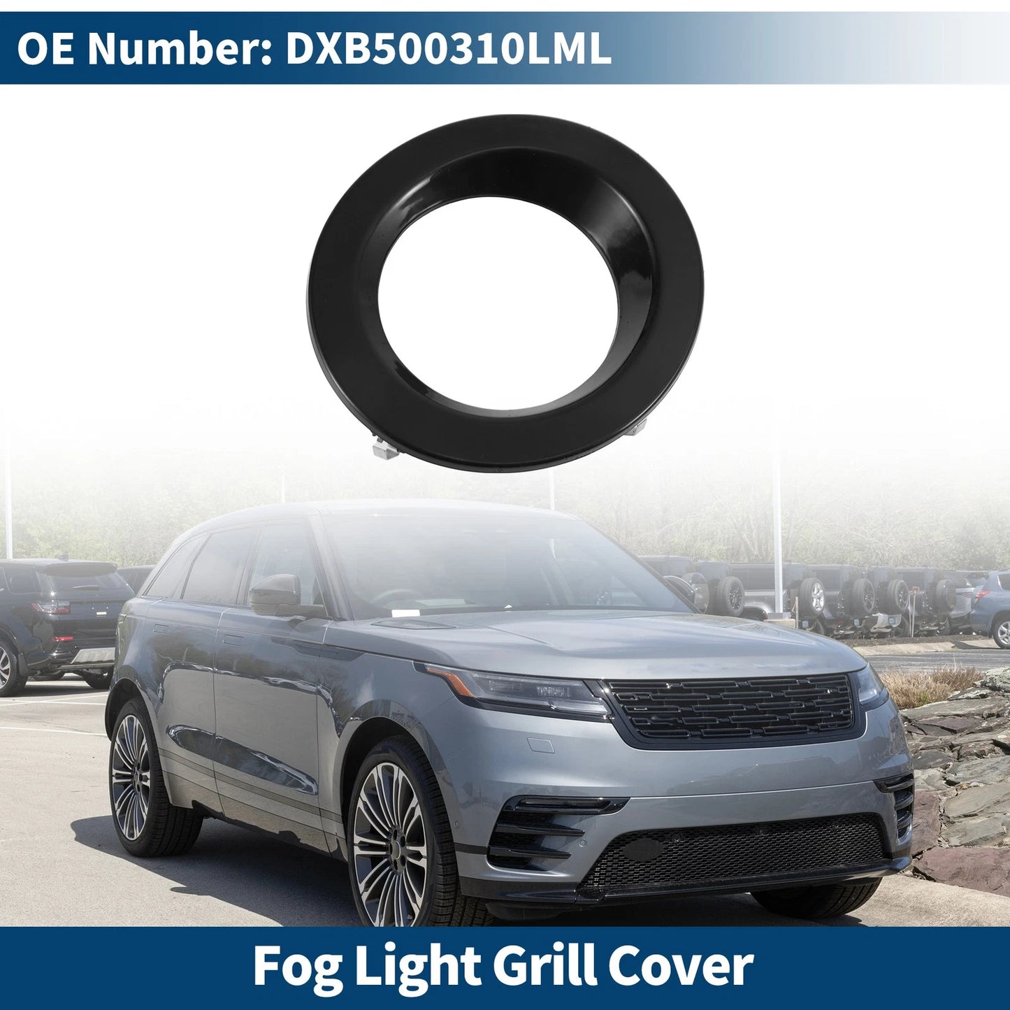 Front Left Fog Light Grill for Land Rover Range Rover (2002-2012)