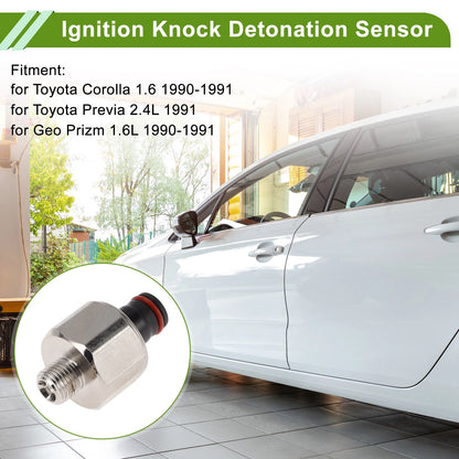 Ignition Knock Detonation Sensor 1 Pc for Toyota Corolla (1990–1991)