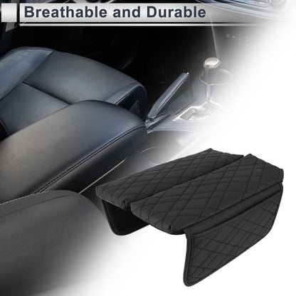 Center Console Cover with Storage Bag for BMW 7 Series (2016-2022) Black