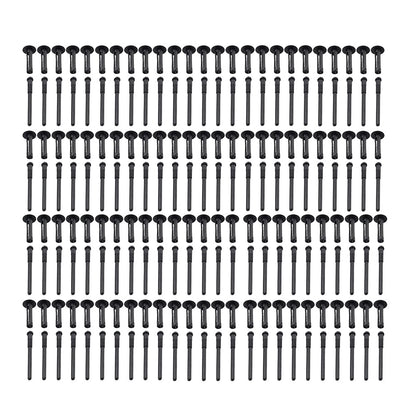 100Pc 1/4" Hole Flare Bumper Rivet Clips for Chrysler Jeep (2007-2018)