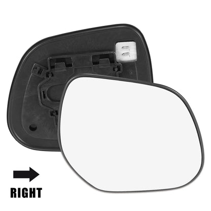 Right Side Heated Mirror Glass w/ Backing Plate for Mitsubishi Outlander (2003-2023)