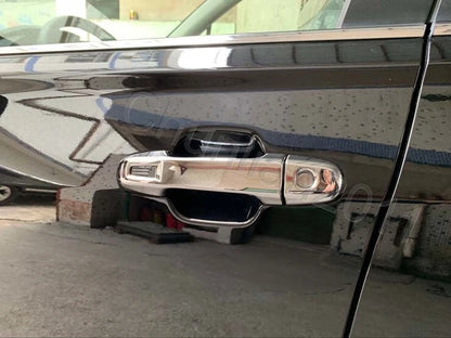 Side Door Handle Cover Trim for 2019-2023 Subaru Forester Smart Keyhole Chrome