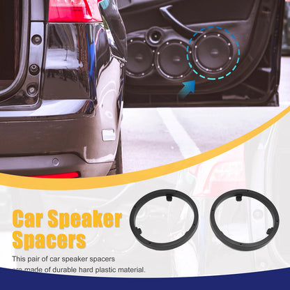 6.5" Car Audio Speaker Spacer Adaptor Rings for Mitsubishi  -