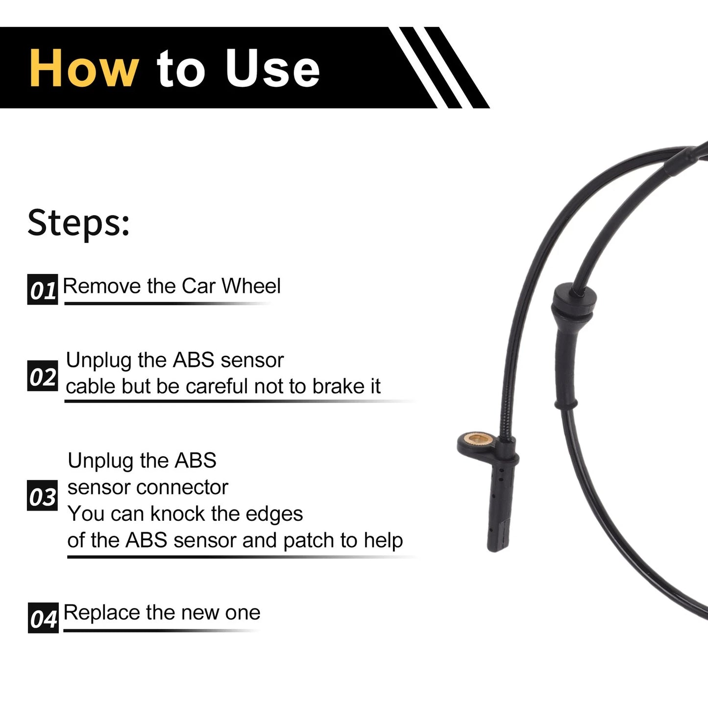 ABS Wheel Speed Sensor for Nissan X-Trail (2001-2013)