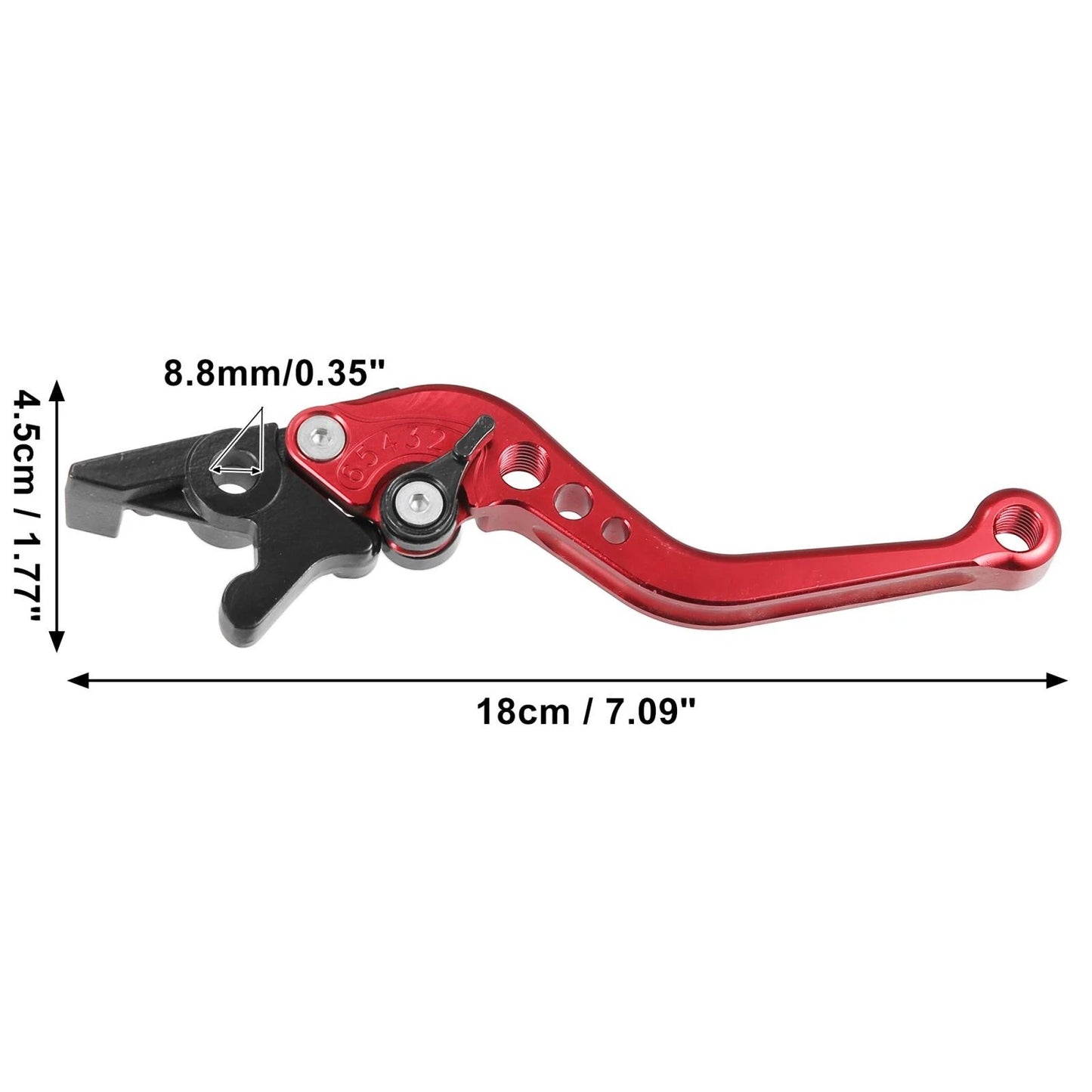 Brake Clutch Levers for Honda CBR300R 2014-2019 Red Aluminum Alloy 1 Pair