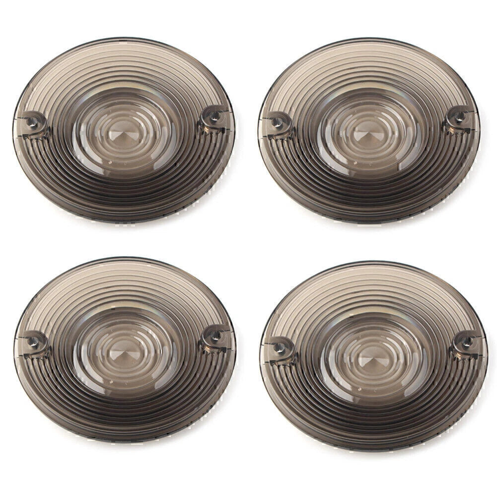 Smoke Turn Signal Lens Cover for Harley Electra Glide, Road King