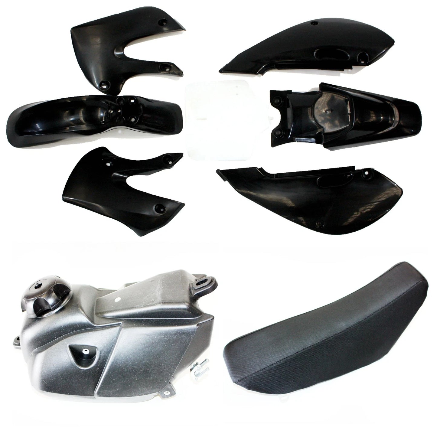 KLX110 Plastics Fairing Fender Seat Fuel Tank for Kawasaki Dirt Bike