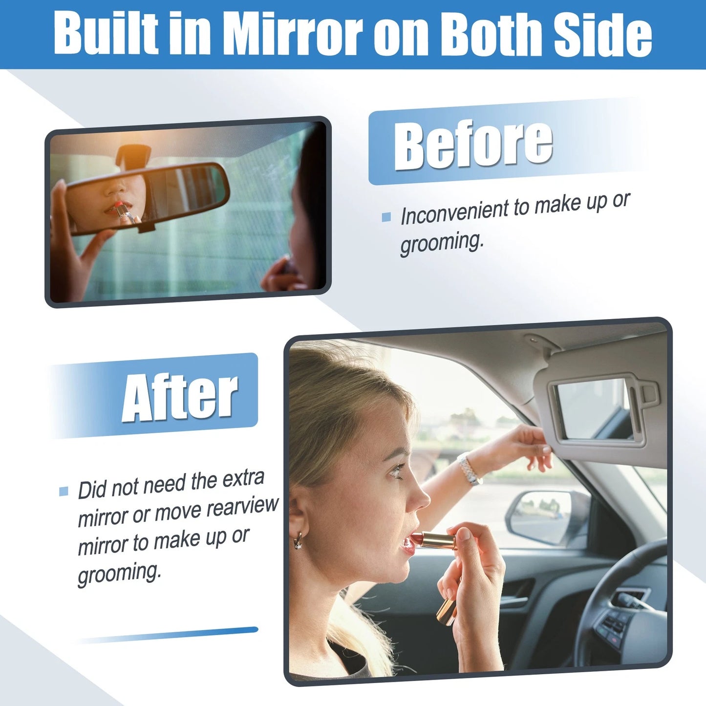 Sun Visor for Chevy Sonic (2012-2016) Left/Right W/O Sunroof Light