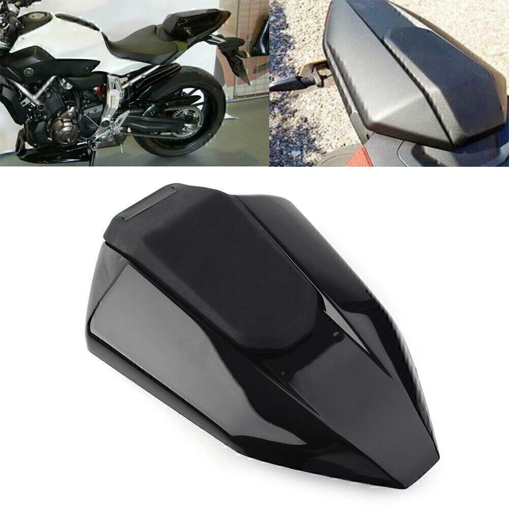 Black Pillion Rear Seat Cowl Cover for Yamaha MT-07 FZ-07 (2013-2017)