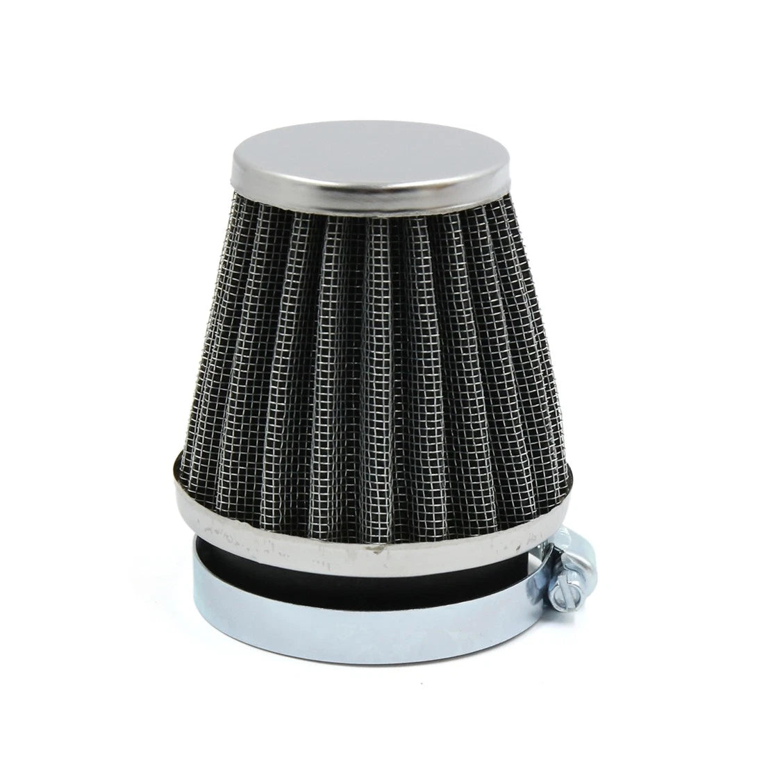 Black Universal Tapered 54mm Intake Filter / 54mm / Motorcycle Intake Filter for Cafe Racer