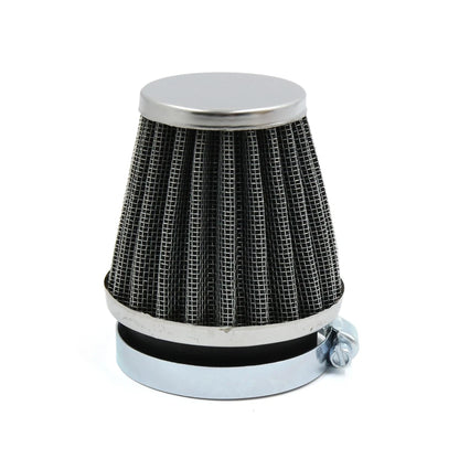 Black Universal Tapered 54mm Intake Filter / 54mm / Motorcycle Intake Filter for Cafe Racer