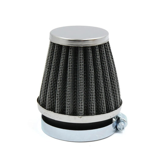 Black Universal Tapered 54mm Intake Filter / 54mm / Motorcycle Intake Filter for Cafe Racer