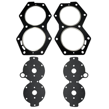 Water Jacket Cover & Cylinder Head Gasket for Johnson/Evinrude V4 85-140HP