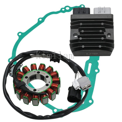 Magneto Stator, Voltage Rectifier, Gasket for Yamaha YXR700F Rhino (2008-2013)