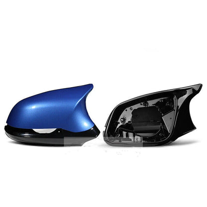 Side Mirror Cover Caps for BMW F20 F22 F30 X1 (2012-2020) Blue Luxury