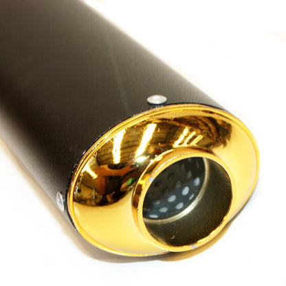 38mm Gold Alloy Exhaust Muffler + Clamp for 125cc 140cc 150cc Dirt Bike