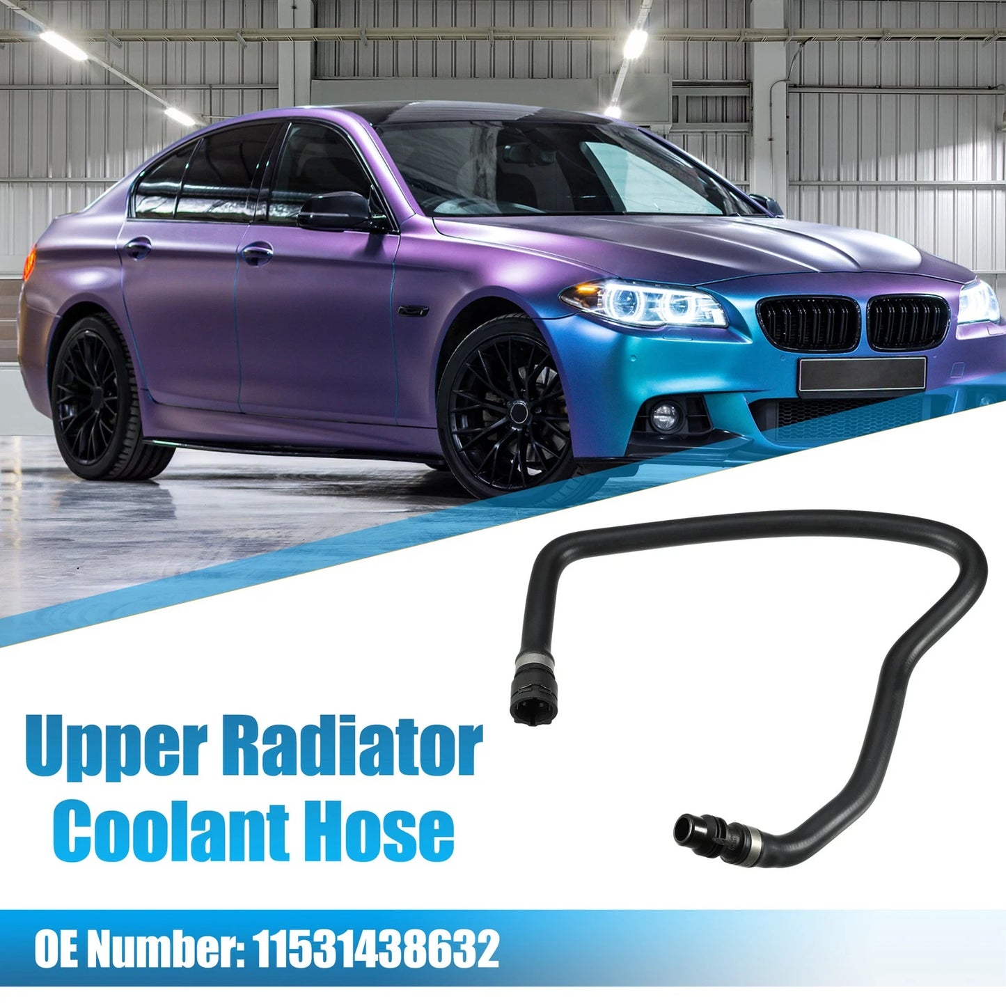 Upper Radiator Coolant Hose for BMW 525i 528i 530i (2001-2003)