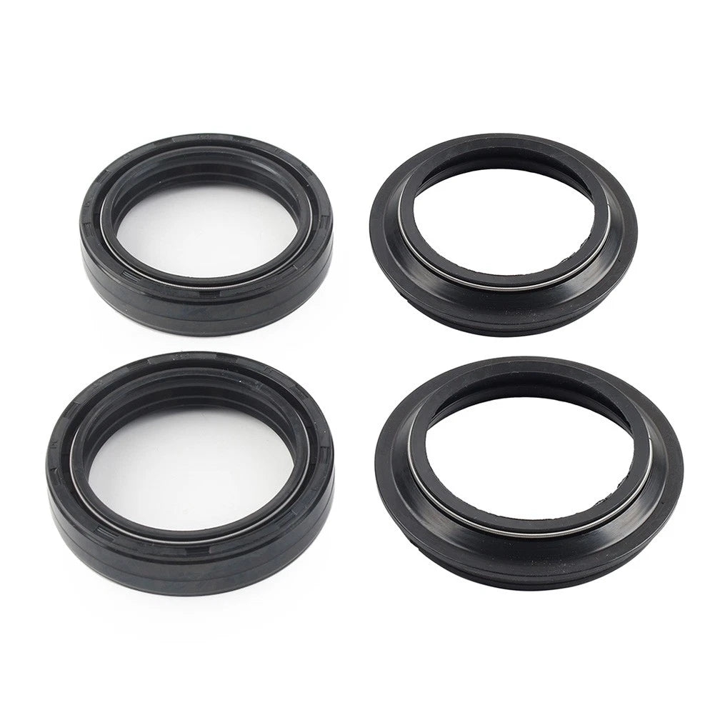 4 Pcs 47X58 MM Motorcycle Front Fork Damper Shock Absorber Seal