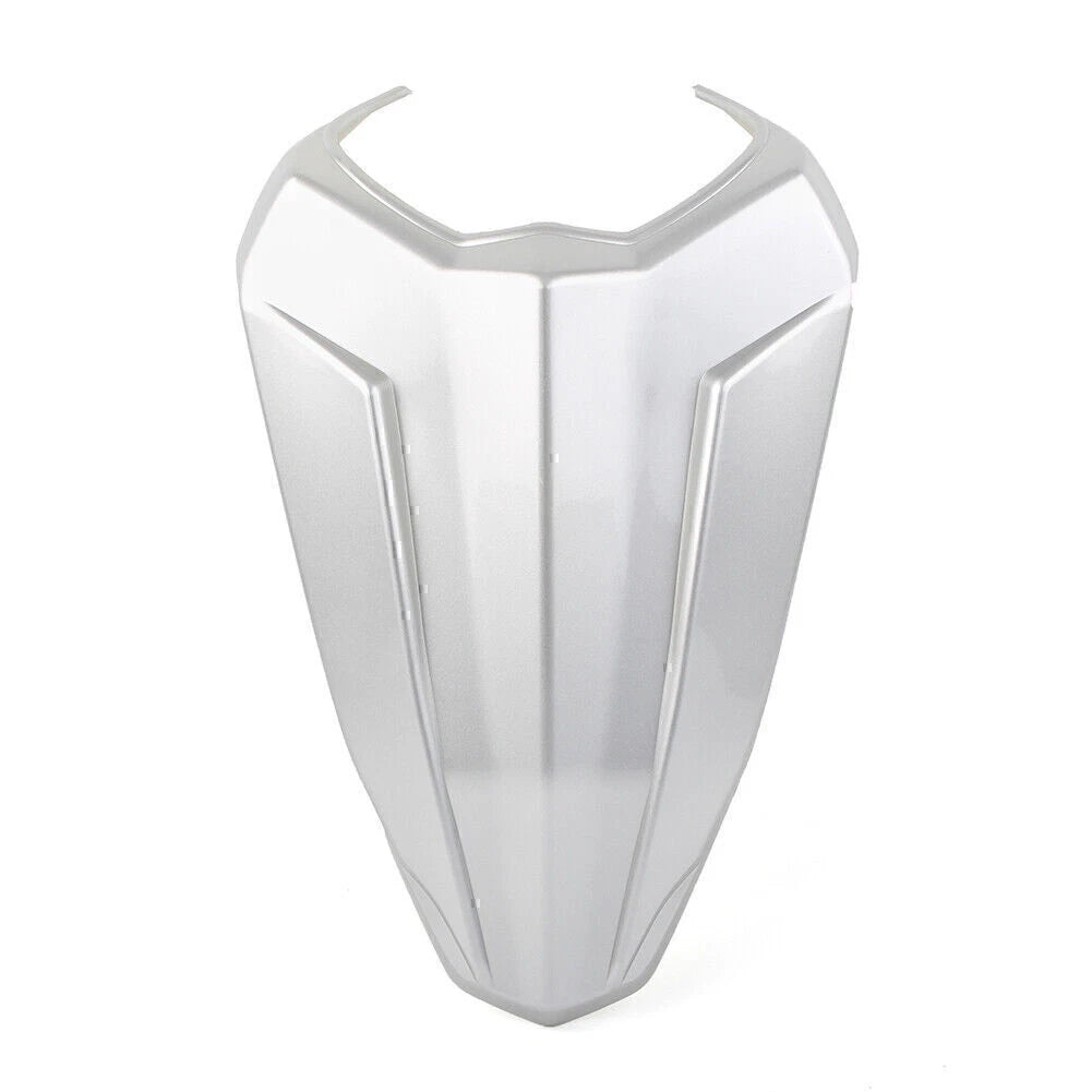 Silver Rear Pillion Seat Cover for Yamaha YZF R15 (2017-2021)