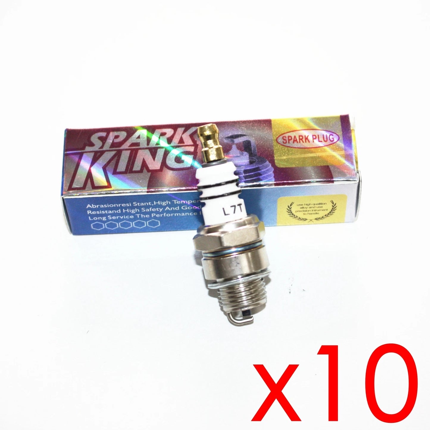 10X BPT L7T Spark Plugs for 43cc 47cc 49cc Mini PIT Pocket Scooter ATV