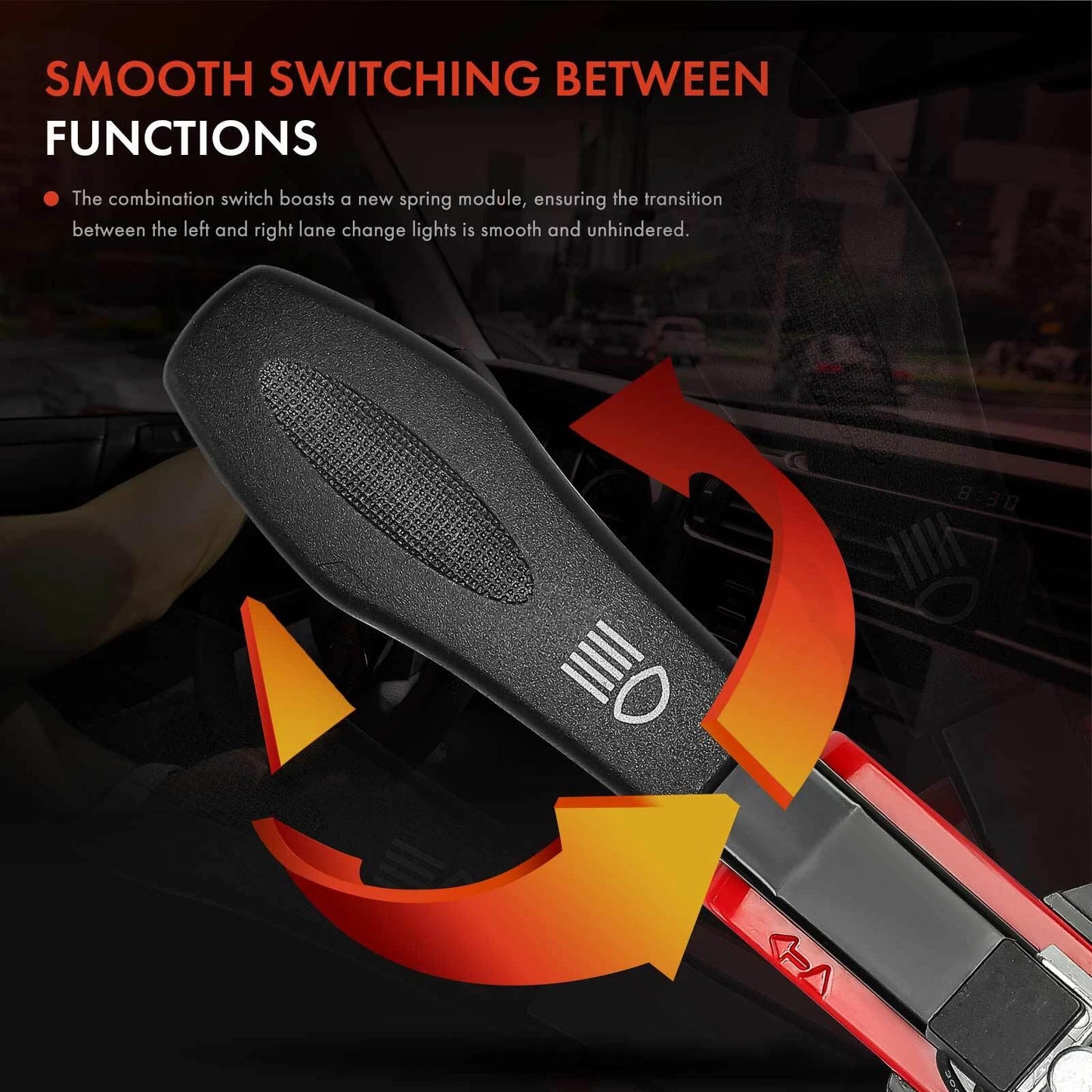 Turn Signal Switch for Kenworth T270 T300 T370 W900A/W900B/W900L (2008–2017)