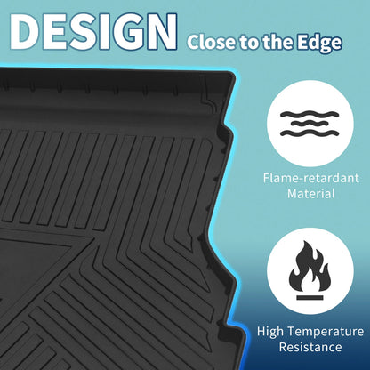 Flat Face Cargo Liner Rear Trunk Mat for Honda CR-V (2012-2016) 1 x TPE