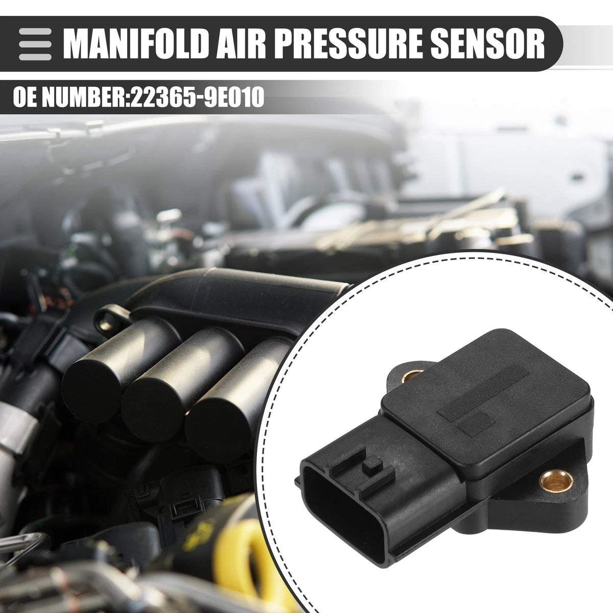MAP Manifold Air Pressure Sensor for Nissan Xterra 2.4L 3.3L (2000-2004)