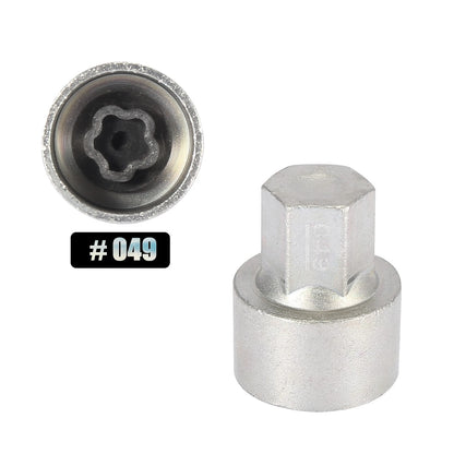 Wheel Lock Lug Nut Anti Theft Key for BMW 3 5 Series
