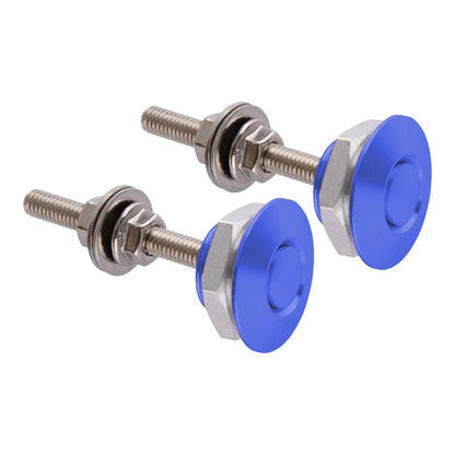 25mm Blue Front Bumper Hood Pin Lock Latch Catch for Universal Car