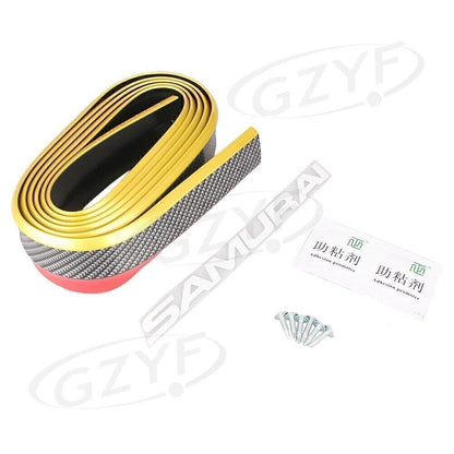 Carbon Fiber Splitter Body Spoiler with 3M Adhesive for Make & Model