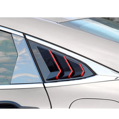 1/4 Quarter Side Window Louvers for Honda Civic Sedan (2016-2020)