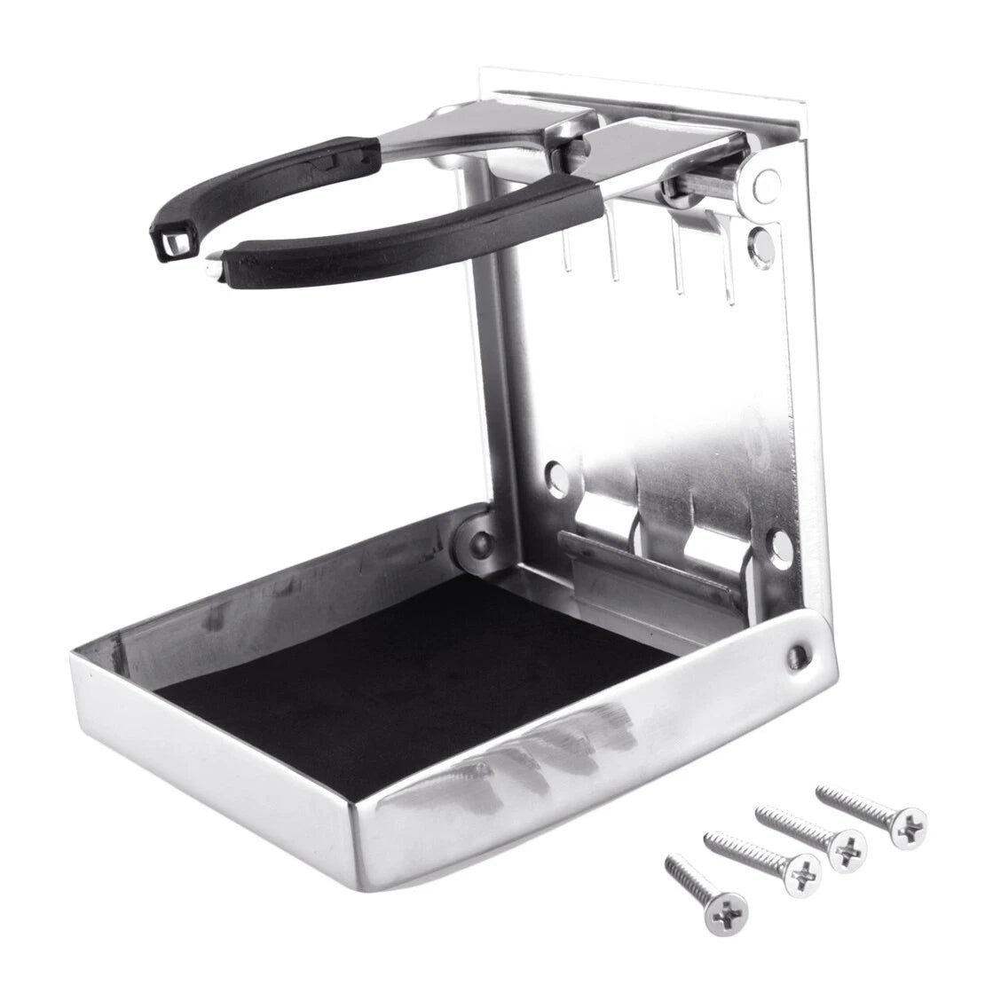 Adjustable Stainless Folding Drink Holder for Boat, Marine, Truck
