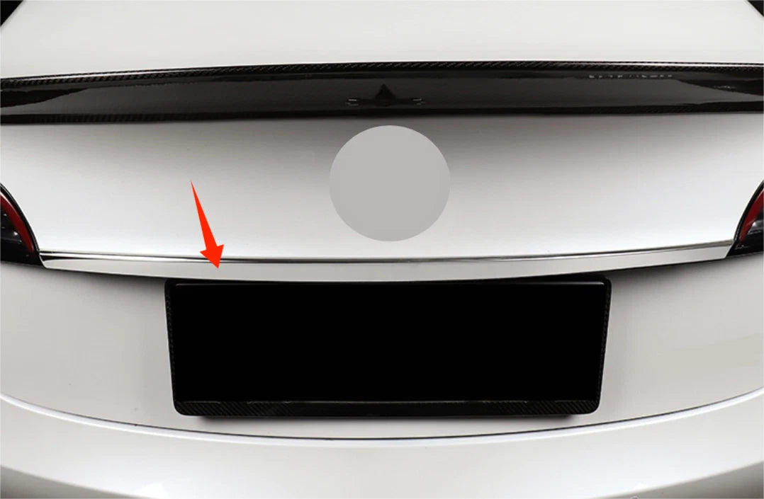 Rear Trunk Molding Lid Cover Trim for Tesla Model 3 (2018-2023)