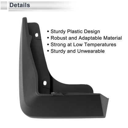 Mud Flaps Splash Guards 1 Set for Subaru Crosstrek (2023-2024)