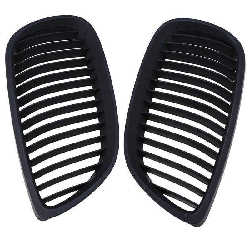 Matte Black Front Kidney Grilles for BMW E92 E93 M3 328i 335i (2006-2009)