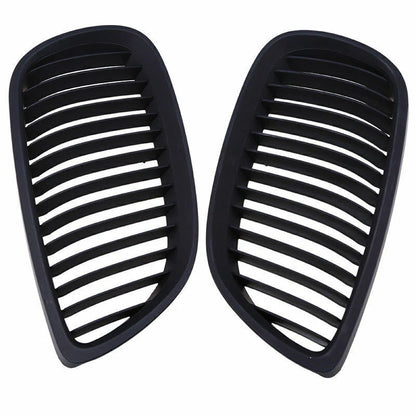 Matte Black Front Kidney Grilles for BMW E92 E93 M3 328i 335i (2006-2009)