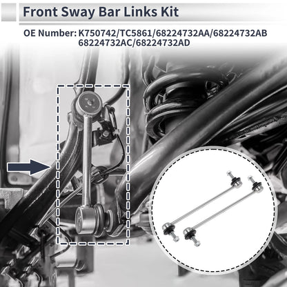 Front Stabilizer Bar Links  for JEEP CHEROKEE (2014-2023)