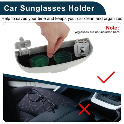 Sunglasses Case for Jeep Compass Eyeglasses Holder Storage Box (2017-2023)