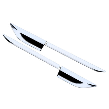 Stainless Steel Front Door Side Fender Emblem Dagger Cover Trim for Car