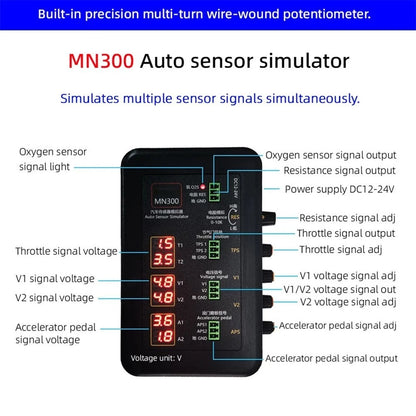 Sensor Tester MN300 with Adjustable Outputs for Automotive Sensors