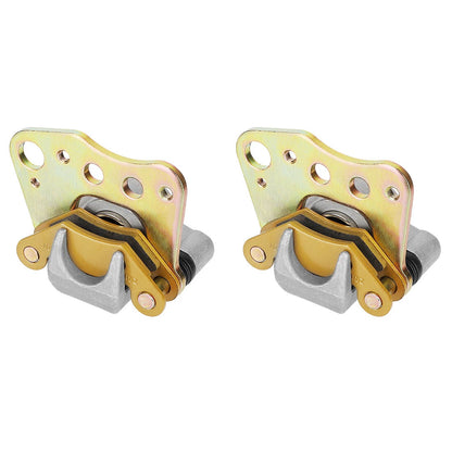 2 x Front Brake Calipers & Pads for Polaris Sportsman 700 (2002–2004)